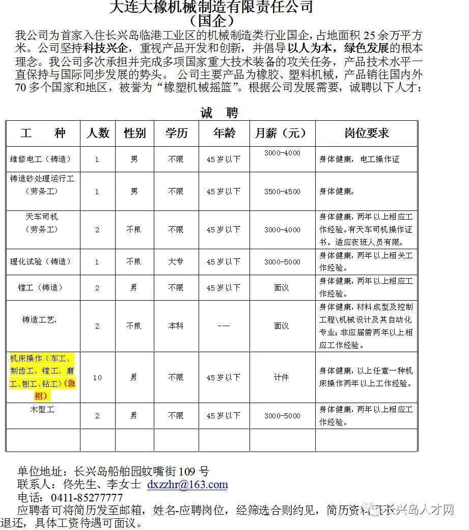 漢川長(zhǎng)白班招聘最新動(dòng)態(tài)與求職指南